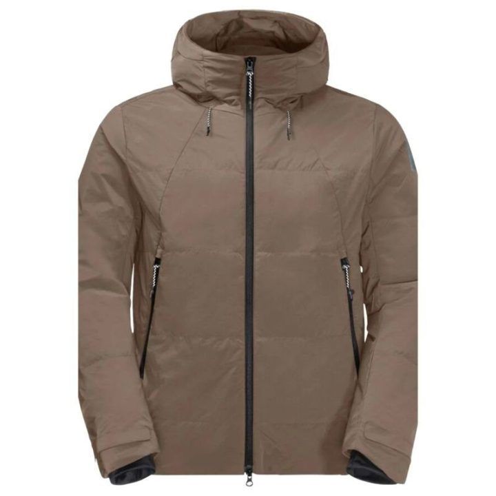 Vyriška striukė nuo vėjo Jack Wolfskin Bike Commute Ins, ruda