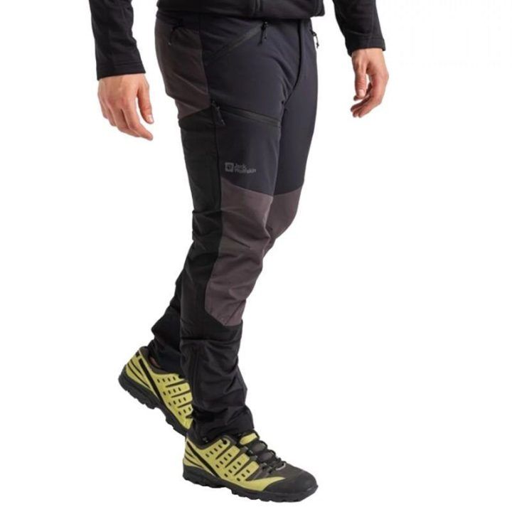 Vyriškos softshell kelnės žygiams Jack Wolfskin Salmaster