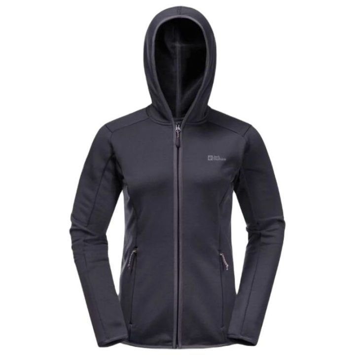 Moteriška striukė su gobtuvu Jack Wolfskin Baiselberg Hooded FZ