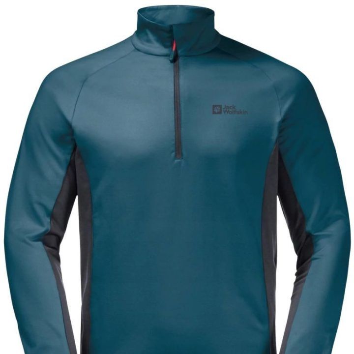 Vyriškas flisinis džemperis Jack Wolfskin Morobbia, mėlynas