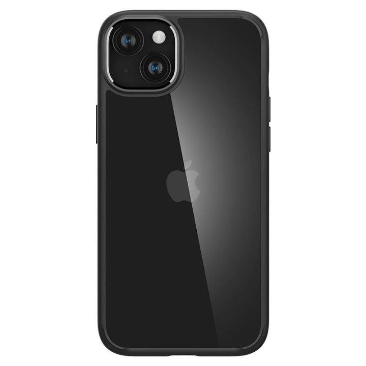 Spigen Crystal Hybrid , matinės juodos spalvos - iPhone 15 Plus