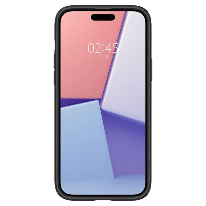 Spigen Crystal Hybrid , matinės juodos spalvos - iPhone 15 Plus