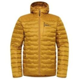 Vyriška pūkinė striukė Jack Wolfskin Passamani, oranžinė ir geltona