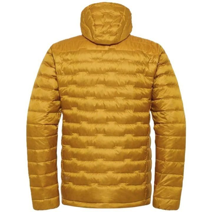 Vyriška pūkinė striukė Jack Wolfskin Passamani, oranžinė ir geltona
