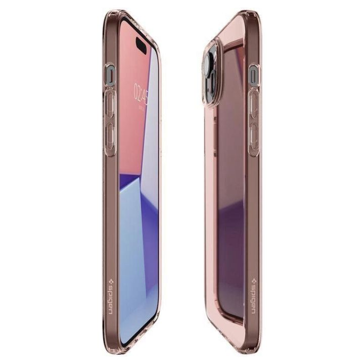 Spigen Crystal Flex , rožinis krištolas - iPhone 15 Plus