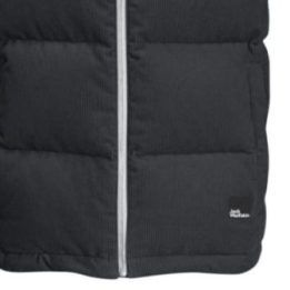 Vyriška liemenė su užtrauktuku Jack Wolfskin Nature Corduroy, juoda