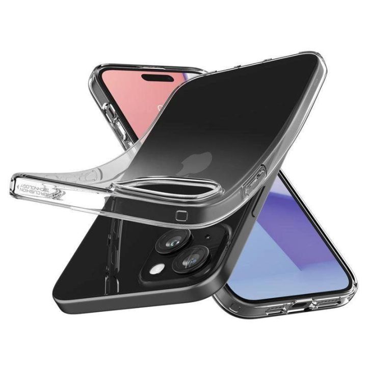 Spigen Crystal Flex , krištolo skaidrumo - iPhone 15 Plus