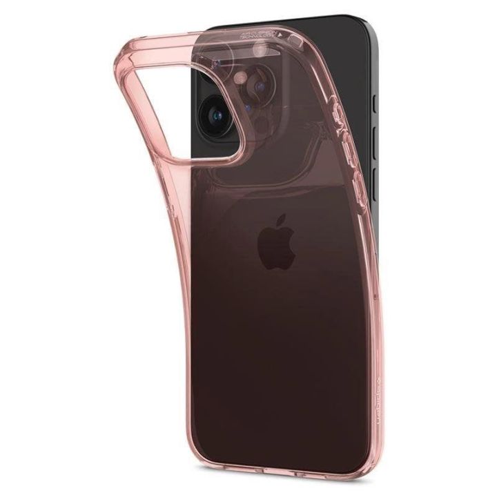 Spigen Crystal Flex , rožinis krištolas - iPhone 15 Pro Max