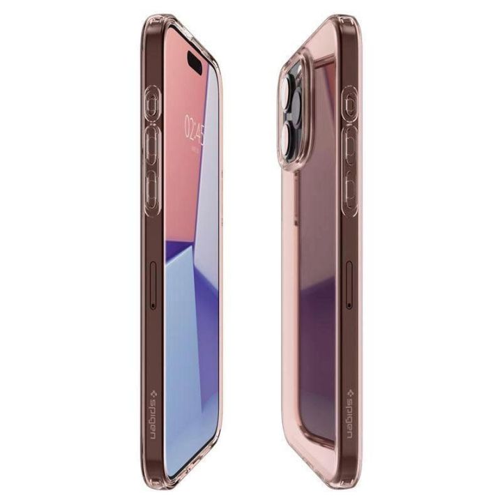 Spigen Crystal Flex , rožinis krištolas - iPhone 15 Pro Max