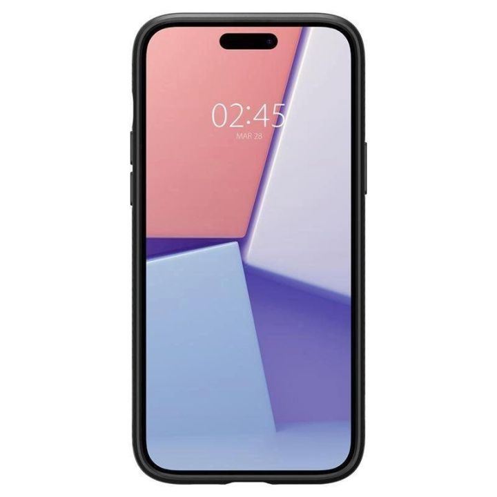 SPIGEN LIQUID AIR IPHONE 15 PLUS MATINIS JUODAS