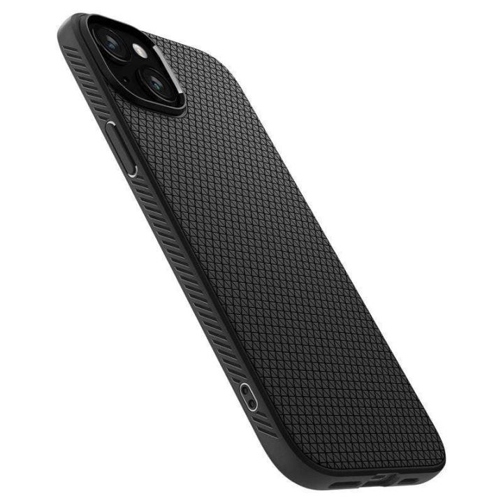 SPIGEN LIQUID AIR IPHONE 15 PLUS MATINIS JUODAS