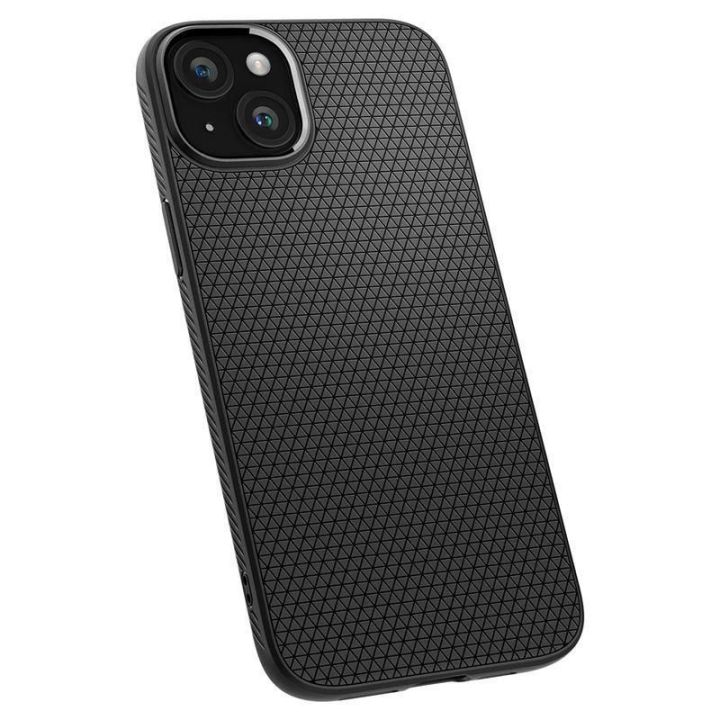 SPIGEN LIQUID AIR IPHONE 15 PLUS MATINIS JUODAS