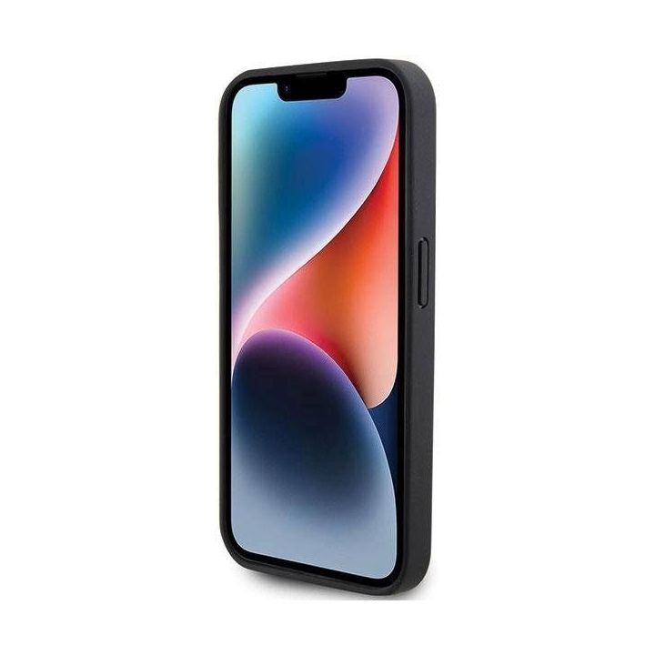 Ferrari Twist metalinis dėklas su logotipu iPhone 15 Pro - raudonas