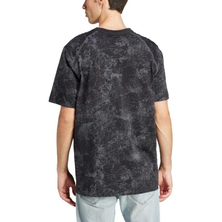 Vyriški marškinėliai adidas Adventure Allover Print, juodi