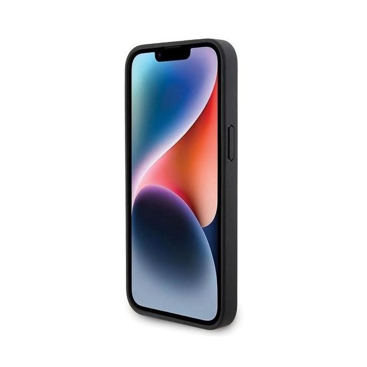 Ferrari dygsniuotas metalinis logotipas ant iPhone 15 Pro Max - nuotraukos