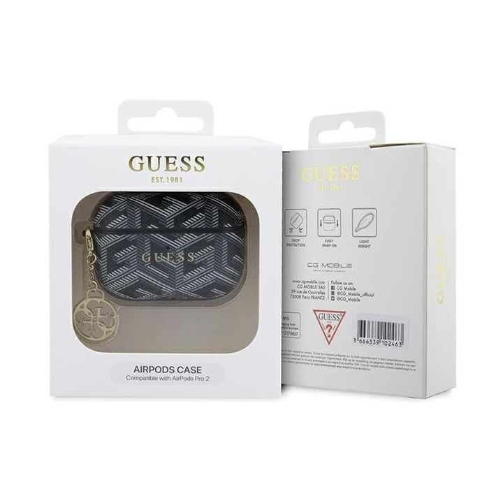 Guess GCube Charm dėklas AirPods Pro 2 - juodas
