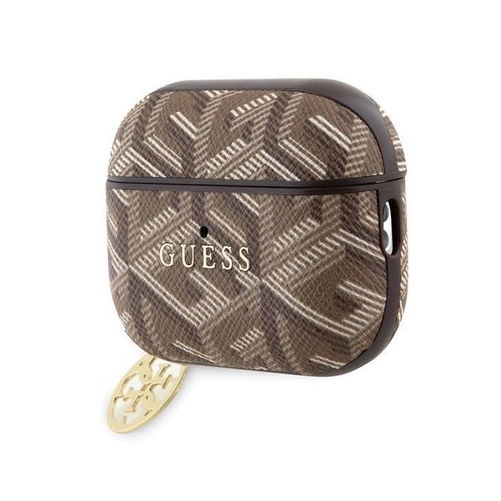 Guess GCube Charm dėklas AirPods Pro 2 - rudas