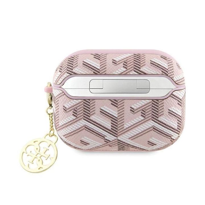 Guess GCube Charm dėklas AirPods Pro - rožinis