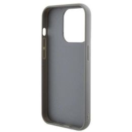 Guess Sequin Script metalinis dėklas iPhone 15 Pro Max - Sidabrinis