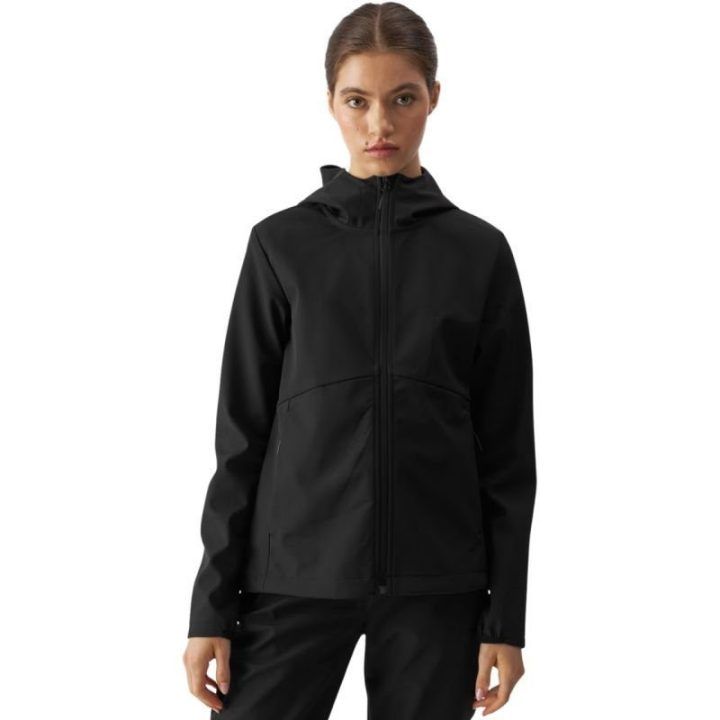 Moteriška softshell striukė 4F F285, juoda