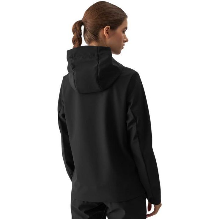 Moteriška softshell striukė 4F F285, juoda