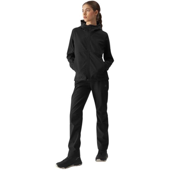 Moteriška softshell striukė 4F F285, juoda