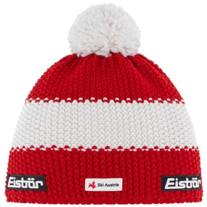 Merino vilnos žieminė kepurė su dideliu pomponu Eisbar E33140