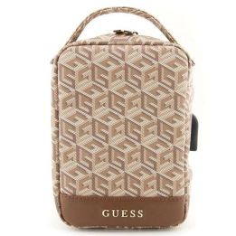 Guess GCube Stripe rankinė - ruda