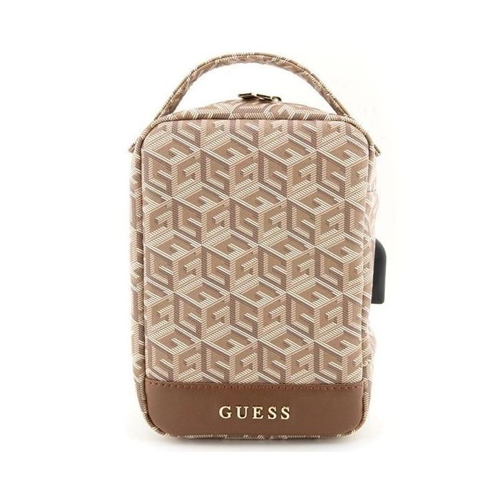 Guess GCube Stripe rankinė - ruda