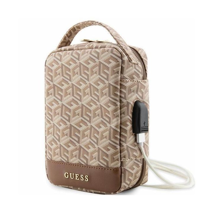 Guess GCube Stripe rankinė - ruda