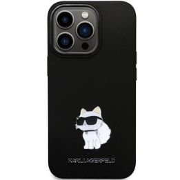 Dėklas Karl Lagerfeld Silicone C Metal Pin prie iPhone 13 Pro / iPhone 13 - Pagrindinis