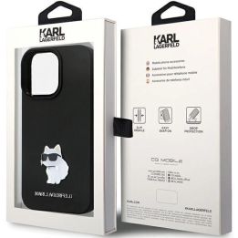Dėklas Karl Lagerfeld Silicone C Metal Pin na iPhone 14 Pro - nuotraukos