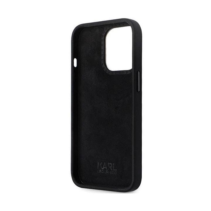 Dėklas Karl Lagerfeld Silicone C Metal Pin na iPhone 14 Pro - nuotraukos