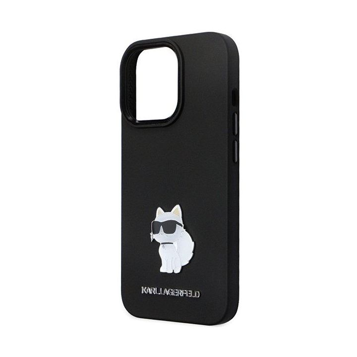 Dėklas Karl Lagerfeld Silicone C Metal Pin prie iPhone 14 Pro Max - nuotraukos