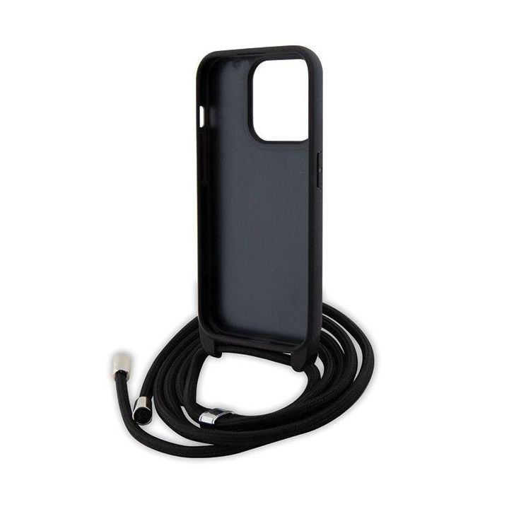 Dėklas Karl Lagerfeld Crossbody Saffiano Metal Pin Karl&Choupette na iPhone 15 Pro - nuotraukos