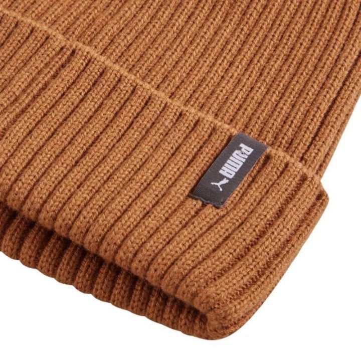 Mezginė kepurė Puma Classic Cuff, šviesiai ruda