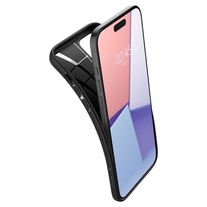 SPIGEN LIQUID AIR IPHONE 15 PRO MATINIS JUODAS