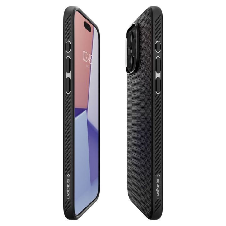 SPIGEN LIQUID AIR IPHONE 15 PRO MATINIS JUODAS