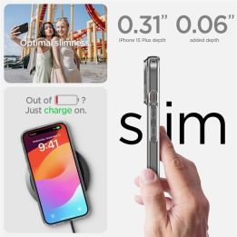 SPIGEN SKYSTŲJŲ KRISTALŲ IPHONE 15 PLIUS KRIŠTOLO SKAIDRUMO