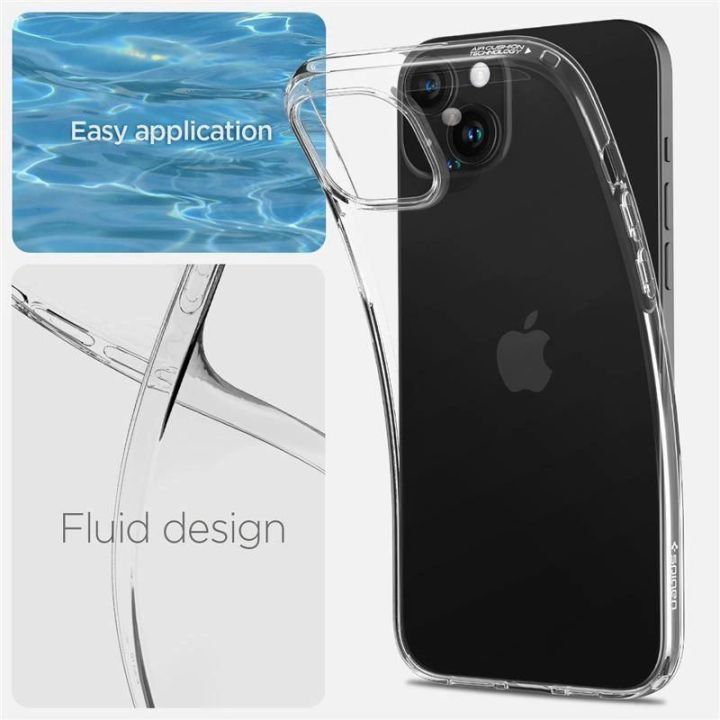 SPIGEN SKYSTŲJŲ KRISTALŲ IPHONE 15 PLIUS KRIŠTOLO SKAIDRUMO