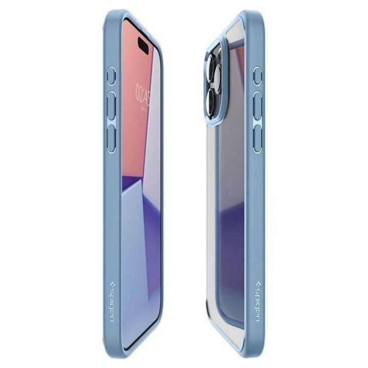 Spigen Crystal Hybrid , sierra blue - iPhone 15 Pro Max