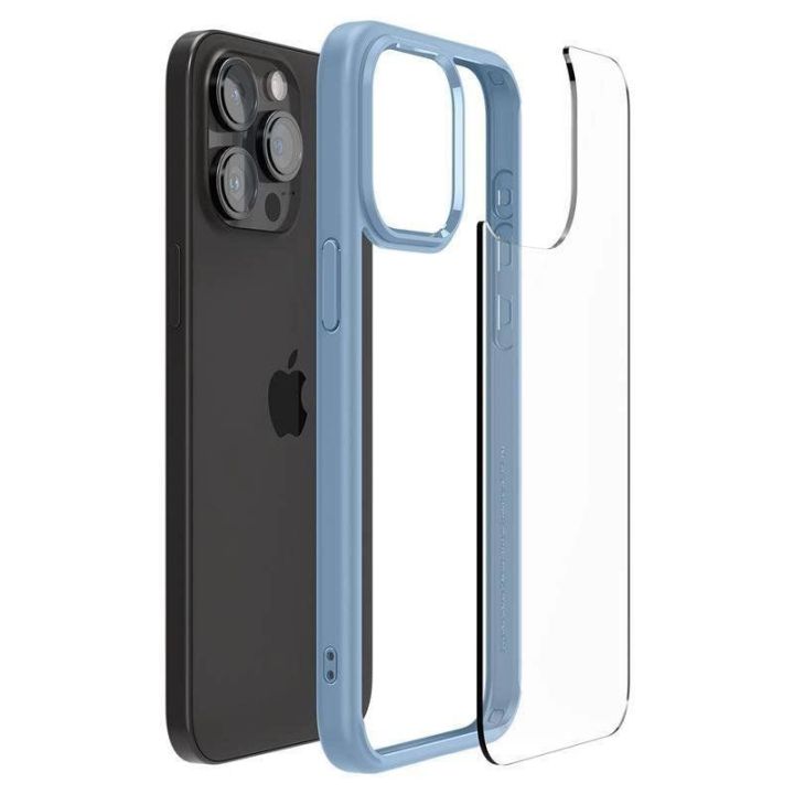 Spigen Crystal Hybrid , sierra blue - iPhone 15 Pro Max