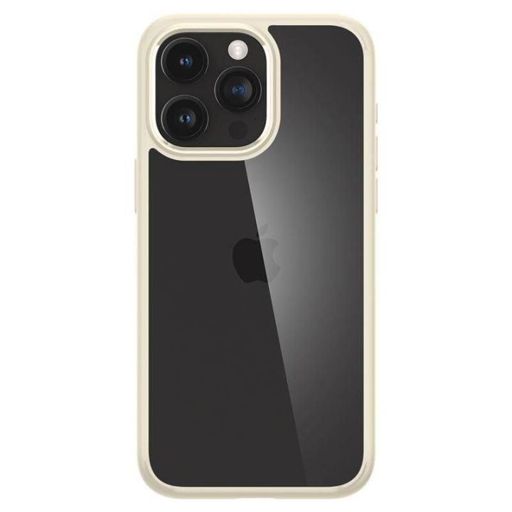 Spigen Crystal Hybrid , smėlio smėlio spalvos - iPhone 15 Pro Max