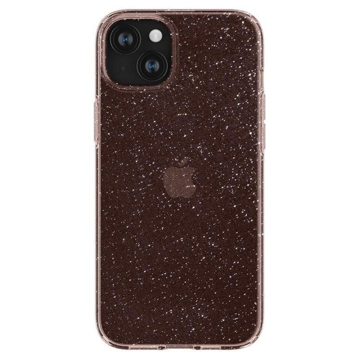 SPIGEN SKYSTŲJŲ KRISTALŲ IPHONE 15 PLIUS BLIZGUS KRIŠTOLO ROŽĖ