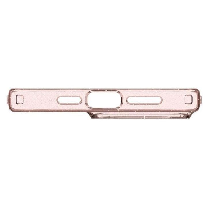 Spigen skystųjų kristalų blizgučiai, rožinis kvarcas - iPhone 15 Pro Max