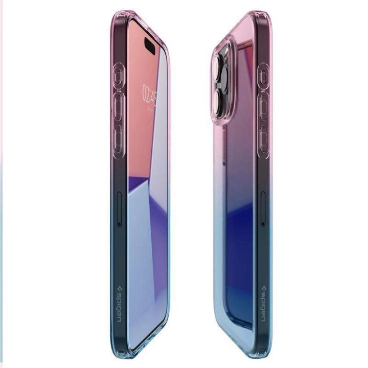 SPIGEN SKYSTŲJŲ KRISTALŲ IPHONE 15 PRO GRADATION PINK