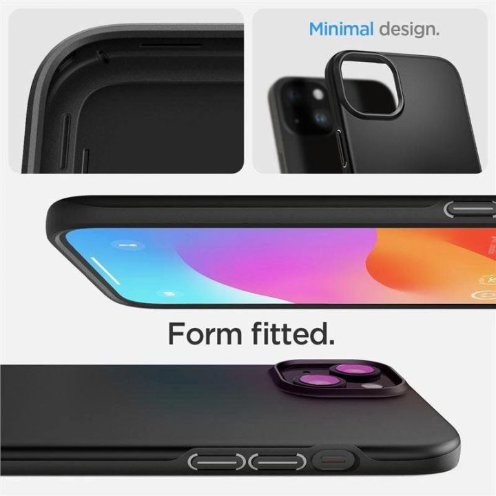 SPIGEN THIN FIT IPHONE 15 PLUS BLACK