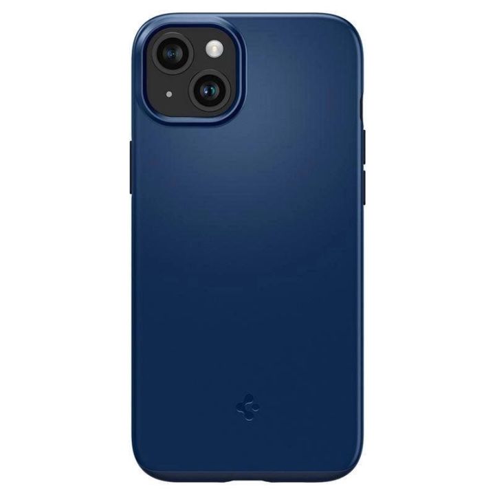 Spigen Thin Fit dėklas iPhone 15 Plus - mėlynas