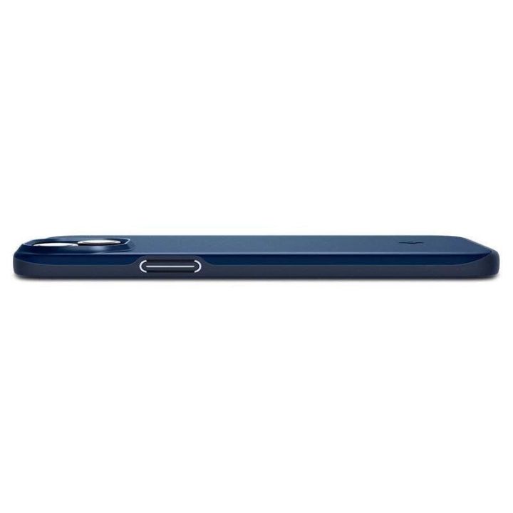 Spigen Thin Fit dėklas iPhone 15 Plus - mėlynas