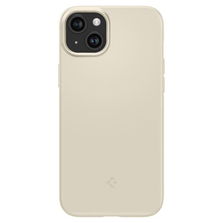 Dėklas Spigen Thin Fit do iPhone 15 Plus - Smėlio spalvos
